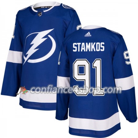 Adidas Maillot de Hockey Tampa Bay Lightning Steven Stamkos 91 2017-2018 Blau Authentic - Homme Adidas Maillot de Hockey Tampa Bay Lightning Steven Stamkos 91 2017-2018 Blau Authentic - Homme